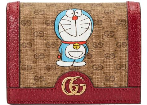 gucci doraemon card case